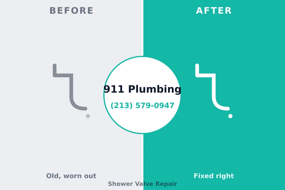 Before and after: plumbing repair Lewisburg, OH
